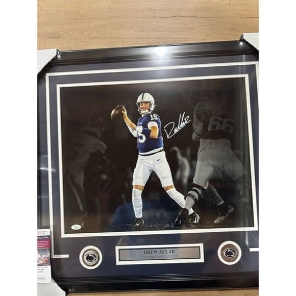 Drew Allar signed autographed Penn State Nittany Lions 16x20 photo Framed JSA - Picture 2 of 6